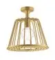 AXOR-HG-AXOR-LampShower-Nendo-LampShower-275-1jet-mit-Deckenanschluss-Brushed-Gold-Optic-26032250 gallery number 1